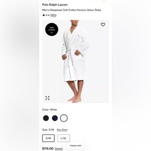 Polo Ralph Lauren Men’s Robe